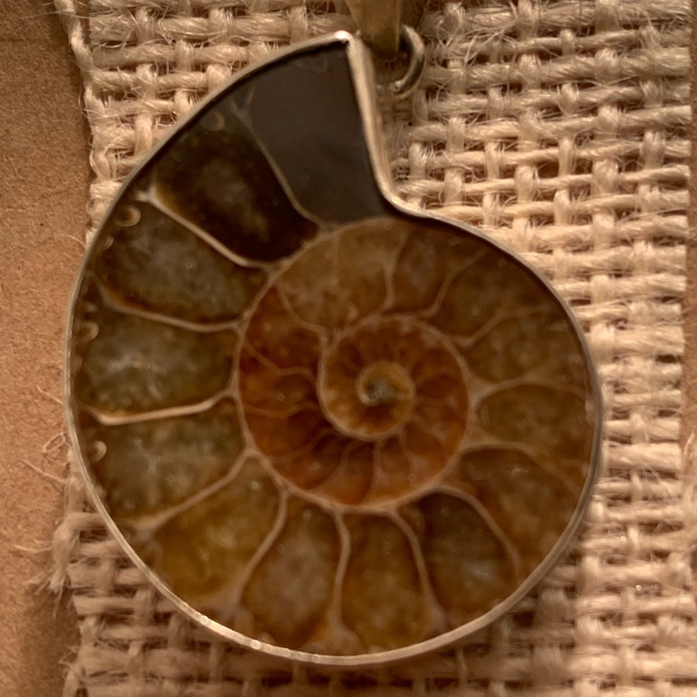 Sterling silver pendant handmade from CR